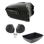 6.5" Black King Trunk Speakers Pod for Harley Electra Road Glide (2014–2026)