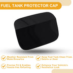 Fuel Tank Door Cap for Volkswagen Passat (2011–2018) Clip Type No.561809857 Black