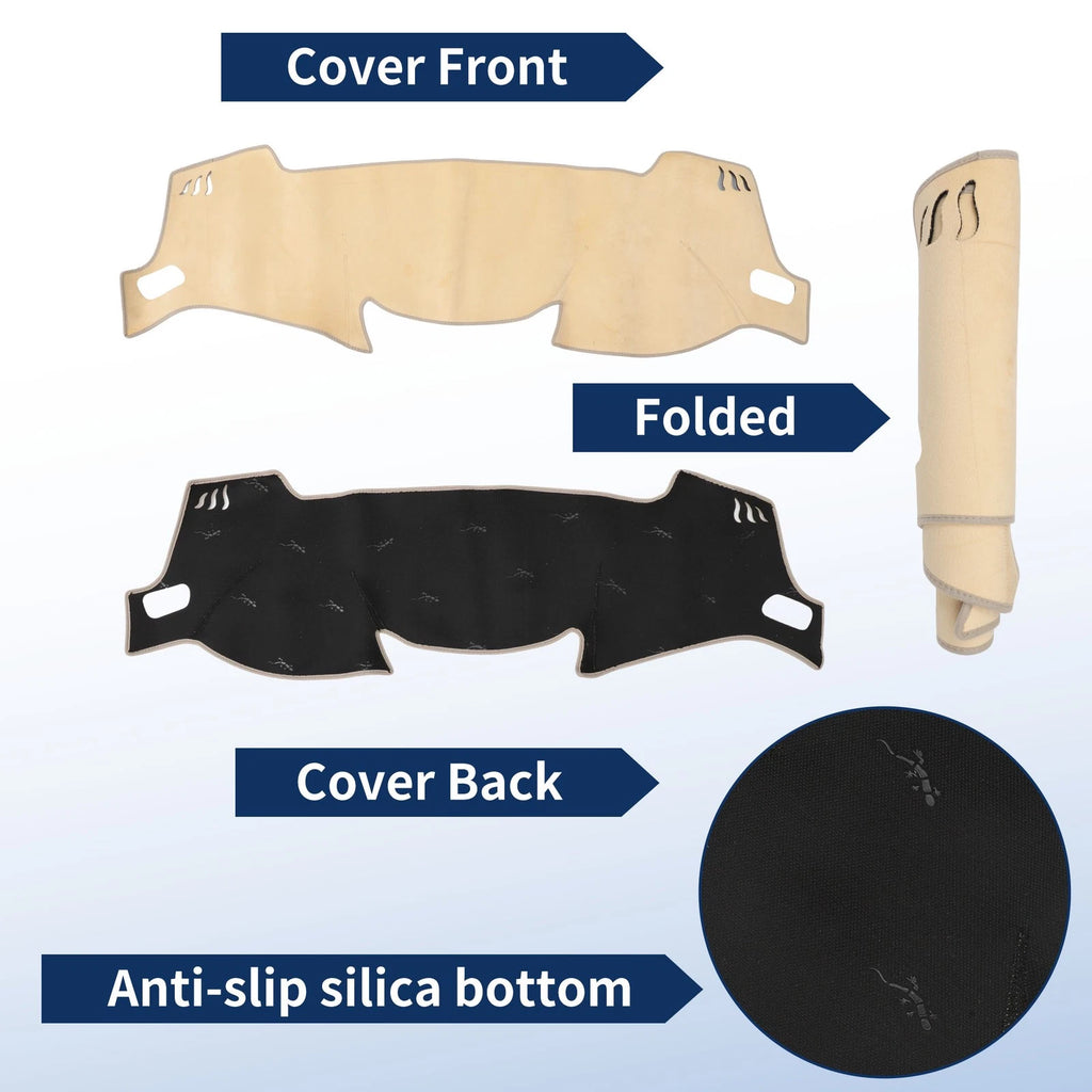 Dash Cover for Nissan Qashqai J11 (2014–2020) Without HUD Flannel Beige
