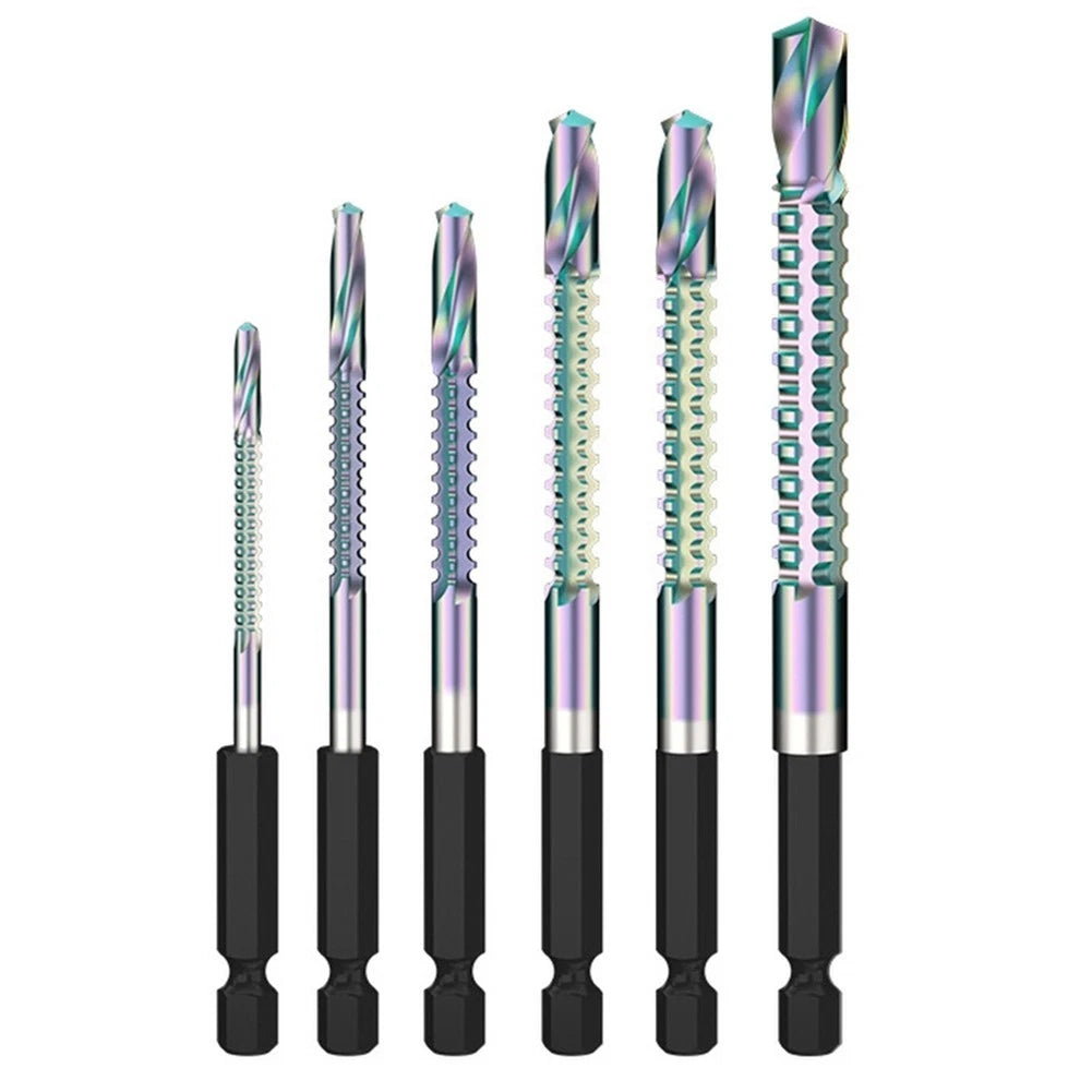 6-Piece HSS Grooving Saw Bits for Wood Metal Applications