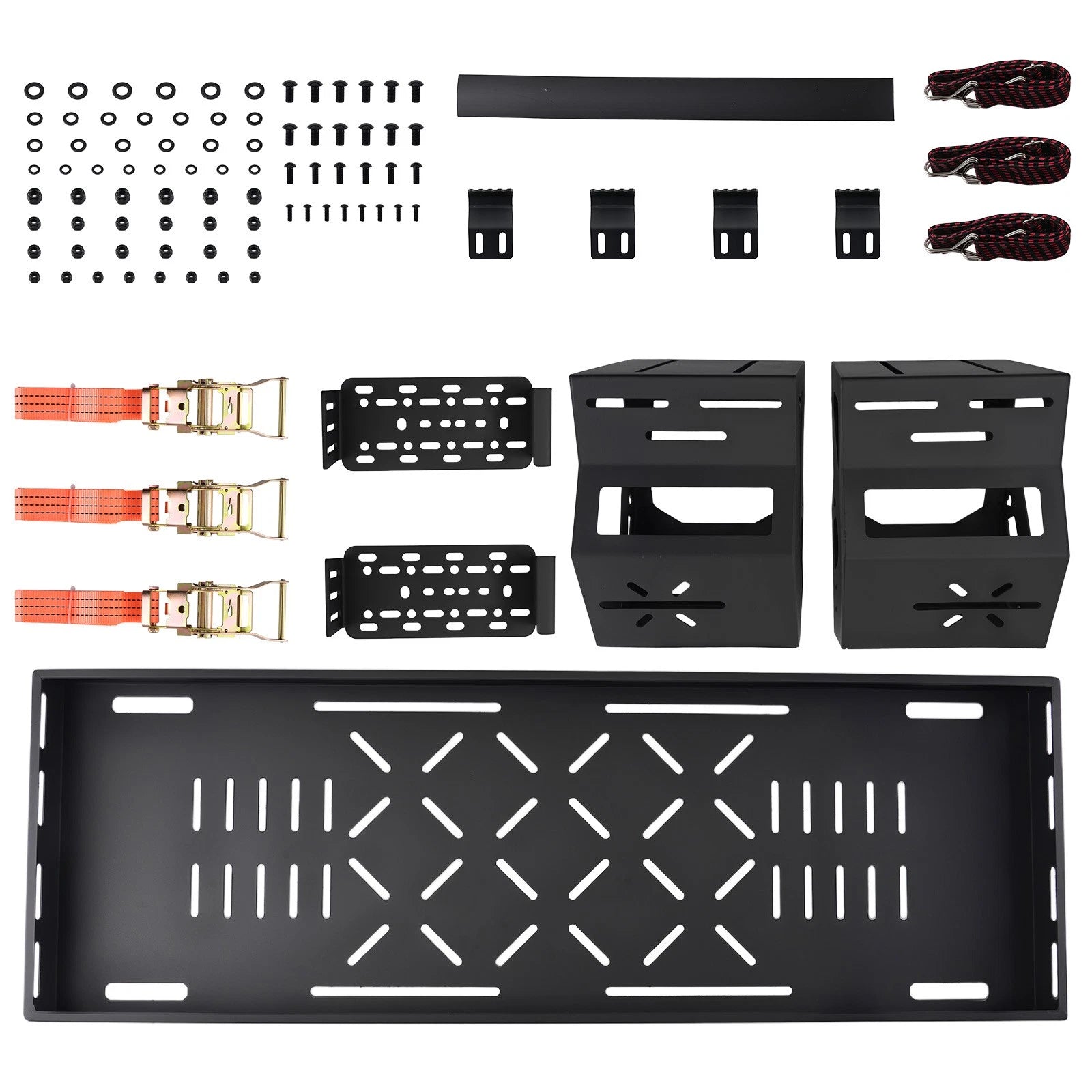 Heavy Duty Spare Tire Cargo Rack 80lb 27"-32" for Jeep Wrangler Ford Bronco