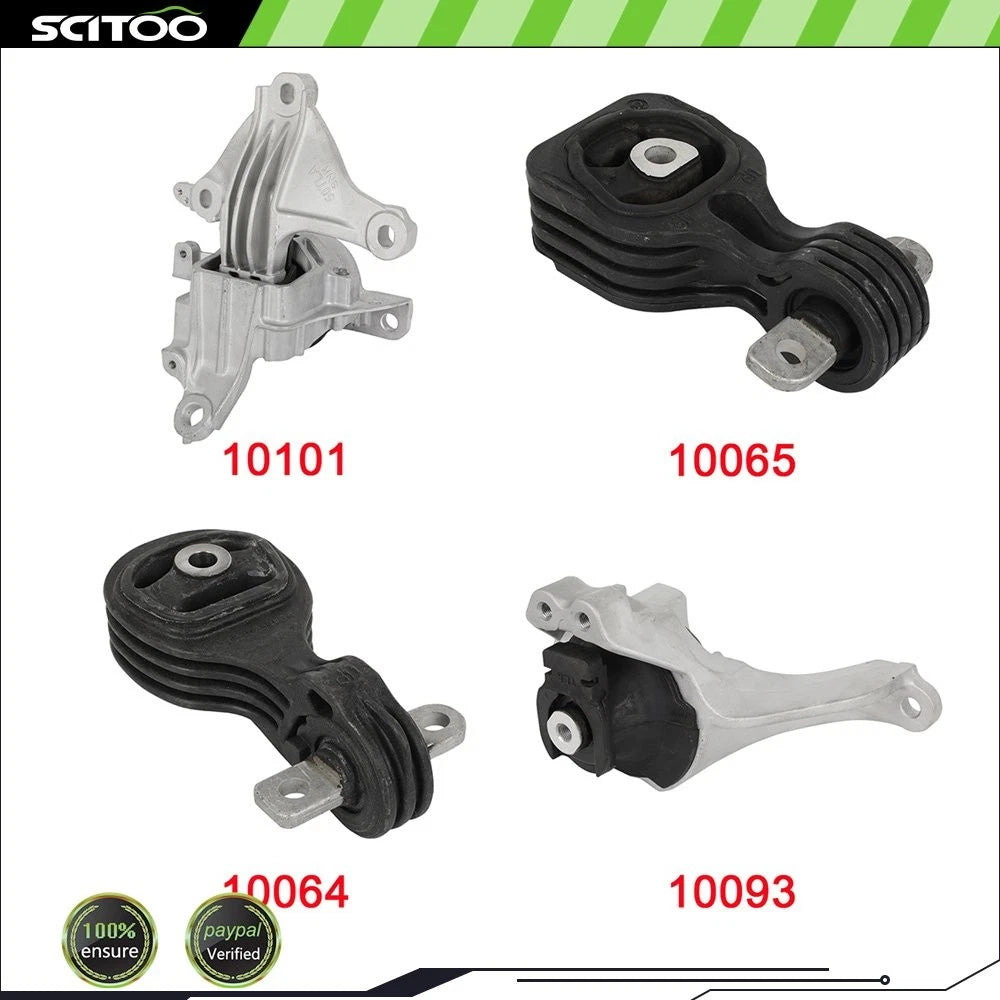 Set of 4 Engine Motor Transmission Mounts for Honda CR-V (2017–2019)