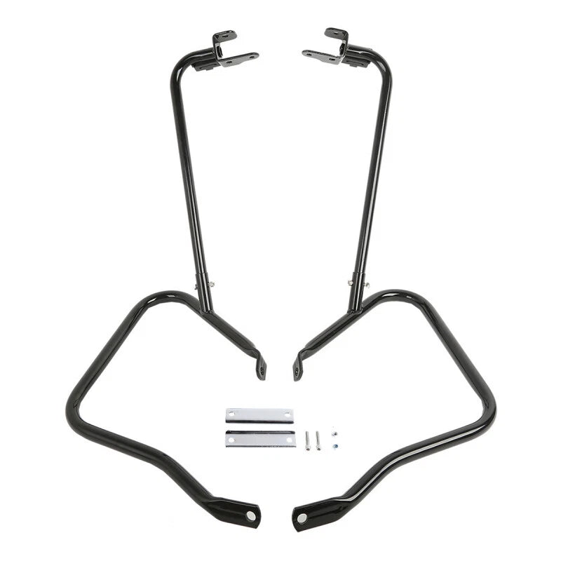 Saddlebag Bracket Guard Crash Bars for Harley Touring FLHR FLHX FLTR (2014–2024)