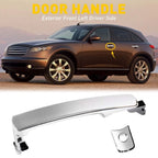 Chrome Front Left Driver Side Outside Door Handle for Nissan Infiniti (2003–2007)