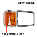 Headlight Bezel Corner Light Pair for Ford F650 F750 (2000-2015)