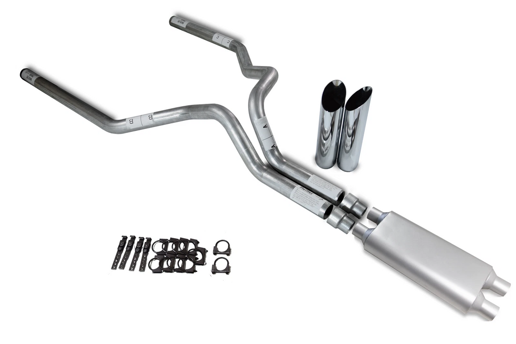 3" Dual Exhaust for Chevy GMC 2500 (2000–2006)