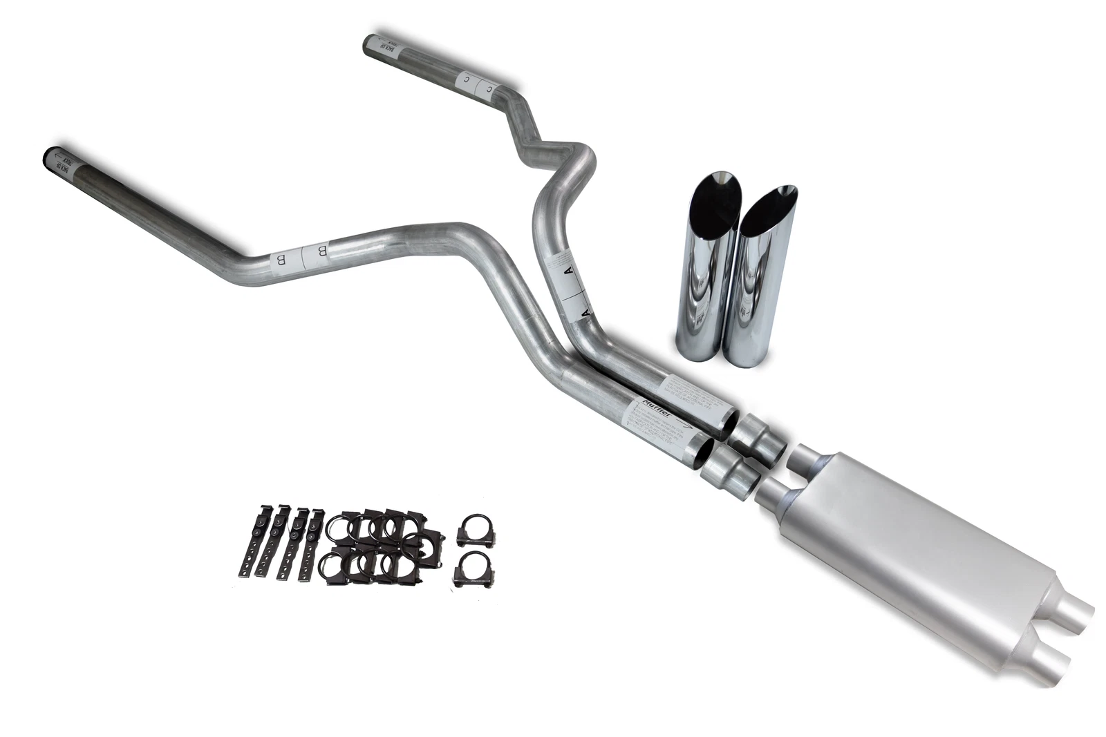 3" Dual Exhaust for Chevy GMC 2500 (2000–2006)