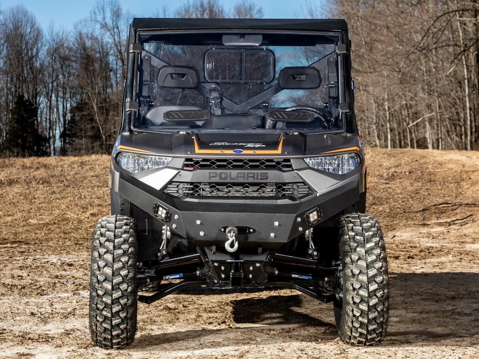 Scratch Resistant Vented Full Windshield for Polaris Ranger XP 570 (2015–2023)