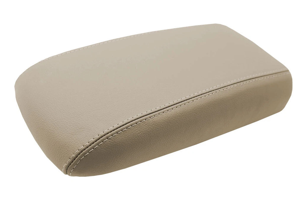 PVC Leather Console Armrest Cover for Chevy Trailblazer GMC (2002–2009) Beige