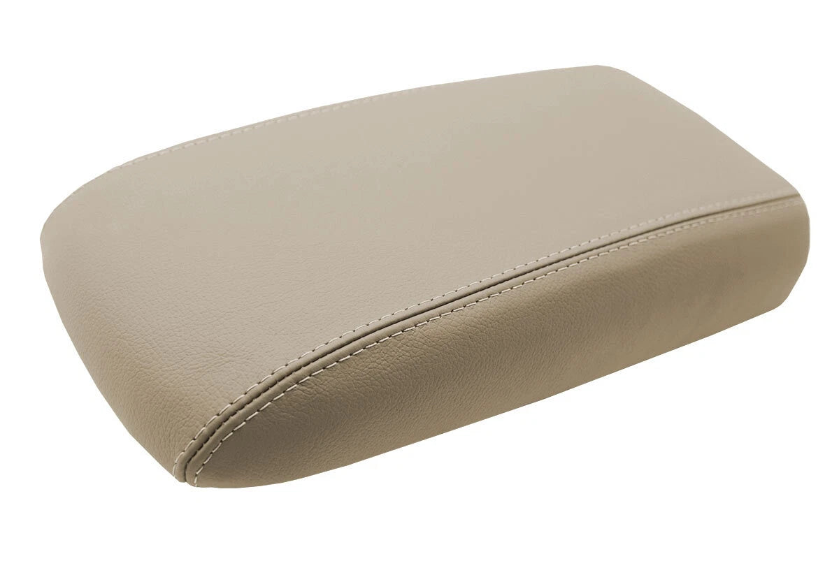 PVC Leather Console Armrest Cover for Chevy Trailblazer GMC (2002–2009) Beige