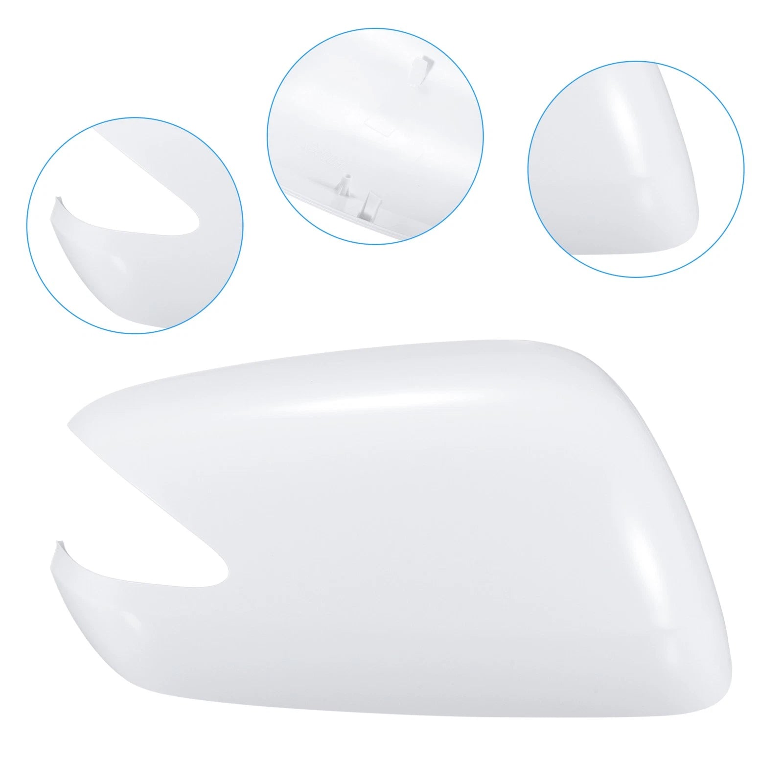 Right Side Mirror Cover for Honda Jazz Mk3 (2008–2015) - White