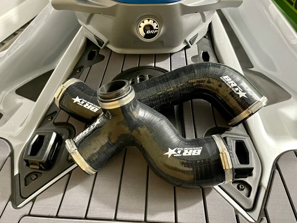 Intercooler Hoses with BOV Port & BlockOff Plug for SeaDoo RXT (2016–2023)