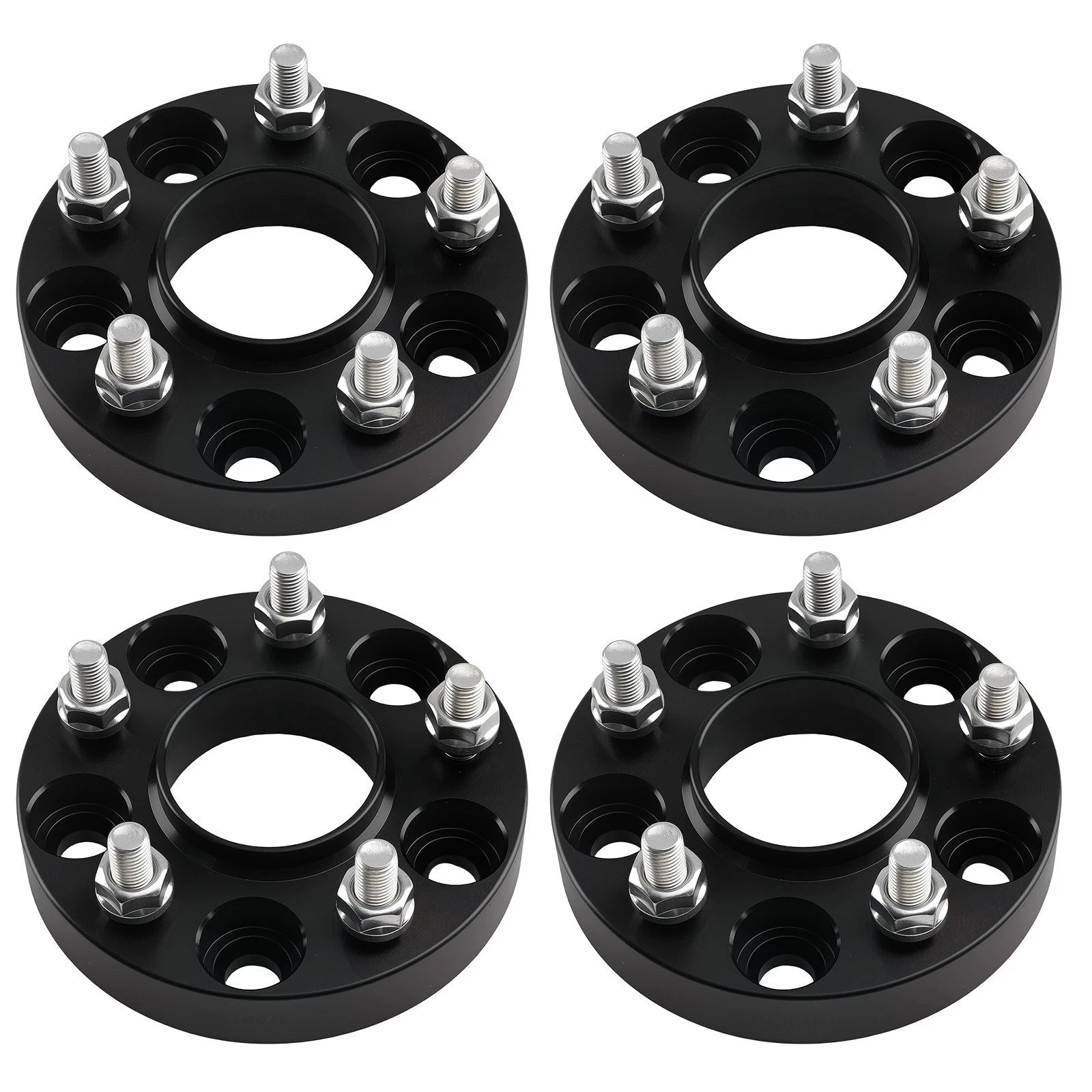 1" Aluminum Wheel Spacers for Mitsubishi 3000GT/Eclipse (1990–1999) 5x114.3mm M12x1.5