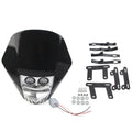 6W LED Headlight Lamp for Universal Dirt Pit Bike Black