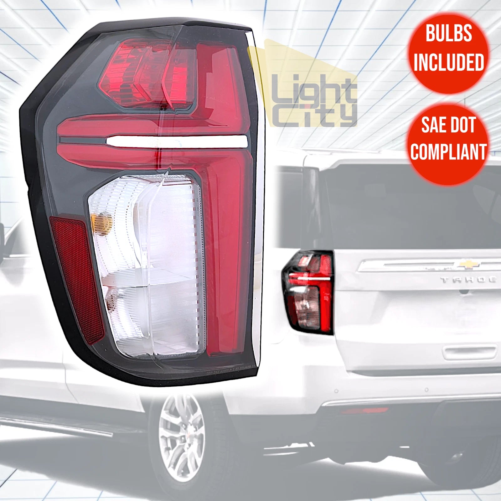 LED Tail Light for Chevy Suburban Tahoe (2021–2024) 84849416 GM2800322