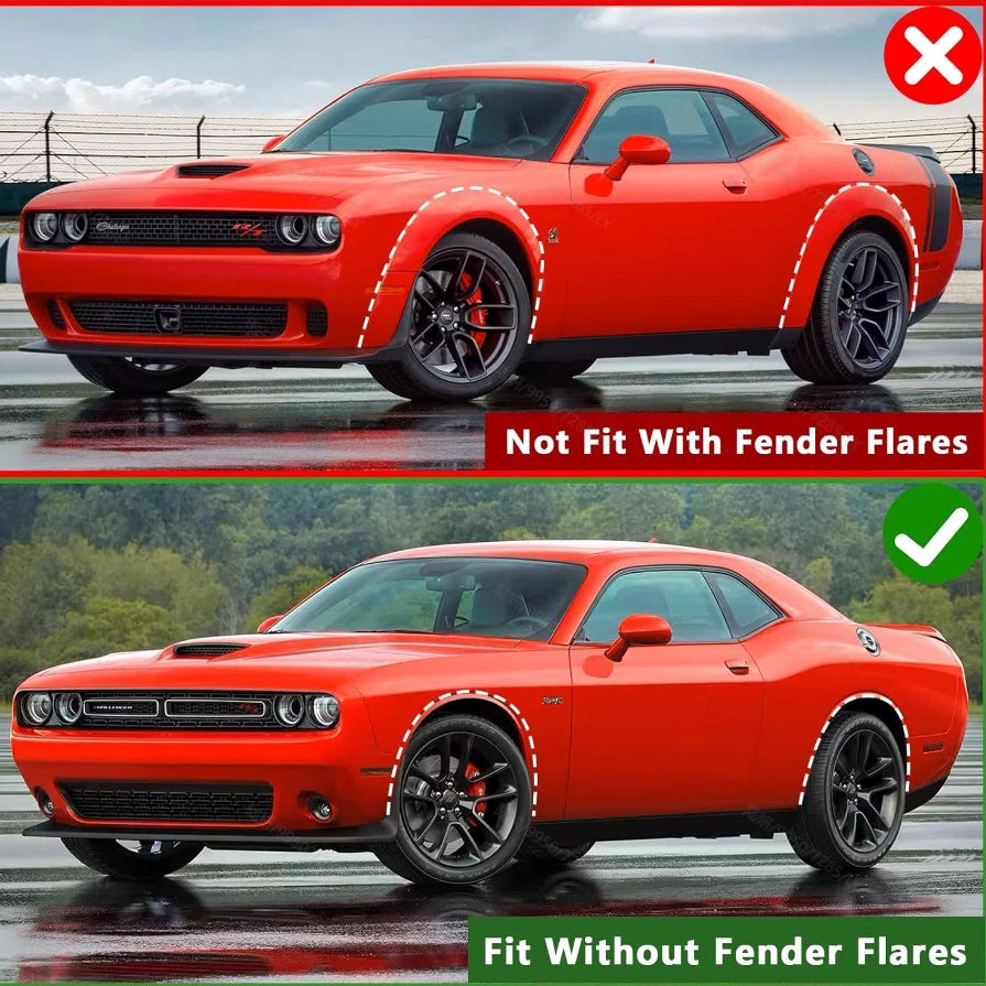 Set of 2 Splash Guards for Dodge Challenger (2015-2023)