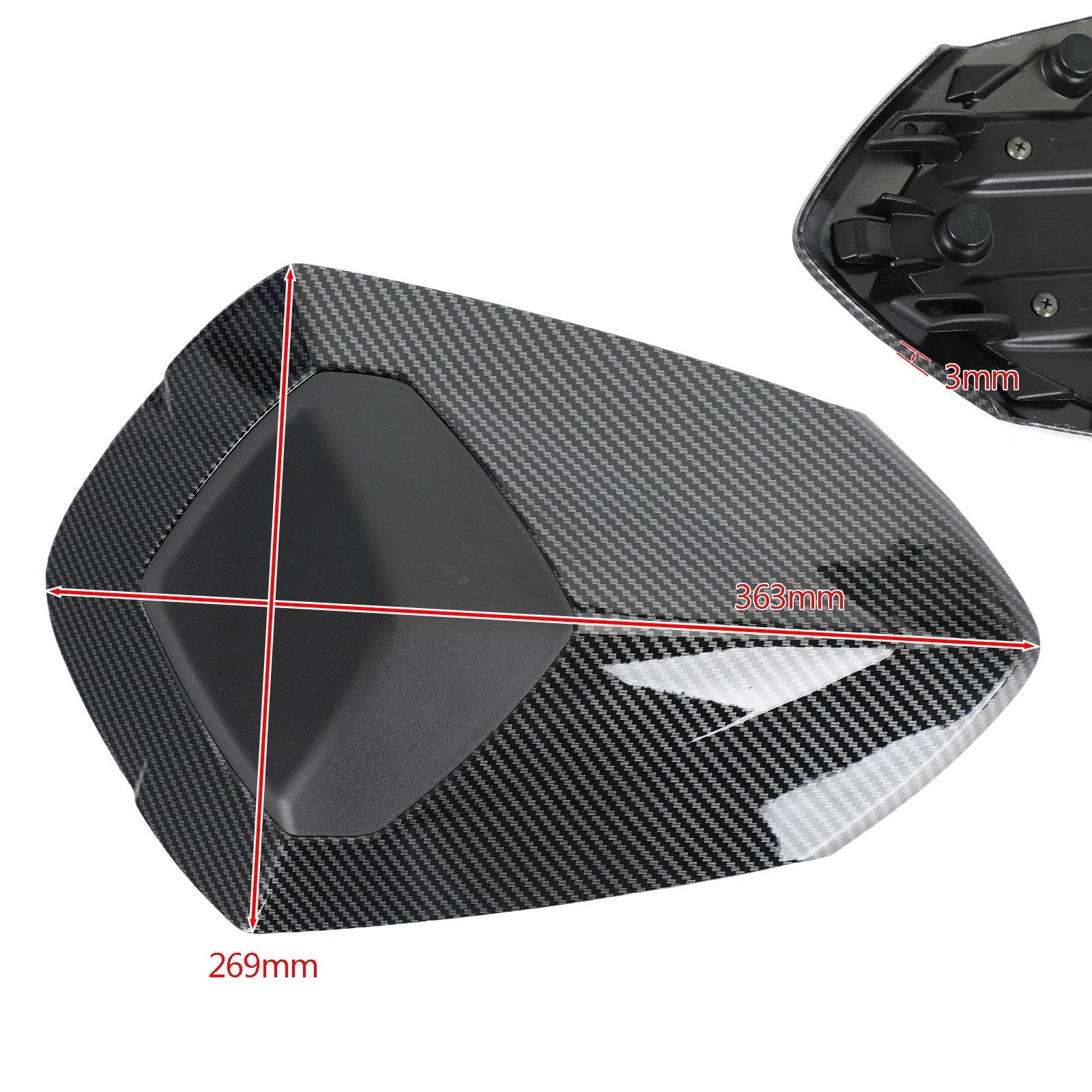 Rear Tail Seat Fairing Cowl Cover for Triumph Speed Triple RS 1050 (2018–2022) Carbon