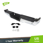 Chrome Rear Bumper Assembly for Ford F-250 F-350 Super Duty (2017–2022)