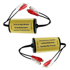 RCA Audio Noise Filter Suppressor for Car AMP Stereo