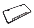 Notched License Plate Frame for Ford Bronco Script Logo (2021–2025)
