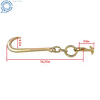 15 Inch G70 Steel Towing J Hook with T-J Hook (5400 lbs)
