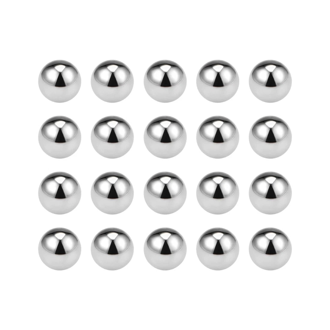 Set of 50 Precision 5mm Chrome Steel Balls for Bearing Keychain