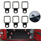 6x Lashing D-Ring Tie Downs Trailer Anchors for Jeep Wrangler