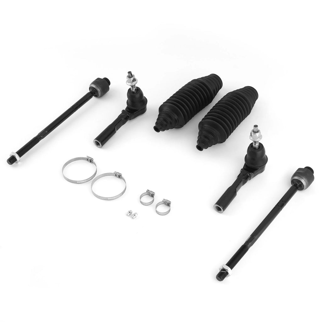 Front Inner Outer Tie Rods for Chevy Silverado Sierra 1500 2WD (1999–2006) ES3492