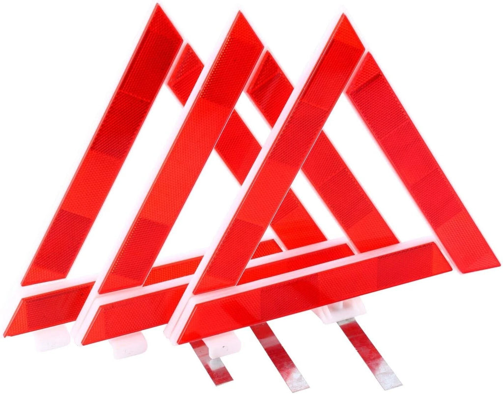 3Pcs Warning Triangles Reflector for Vehicle Car Safety Emergency