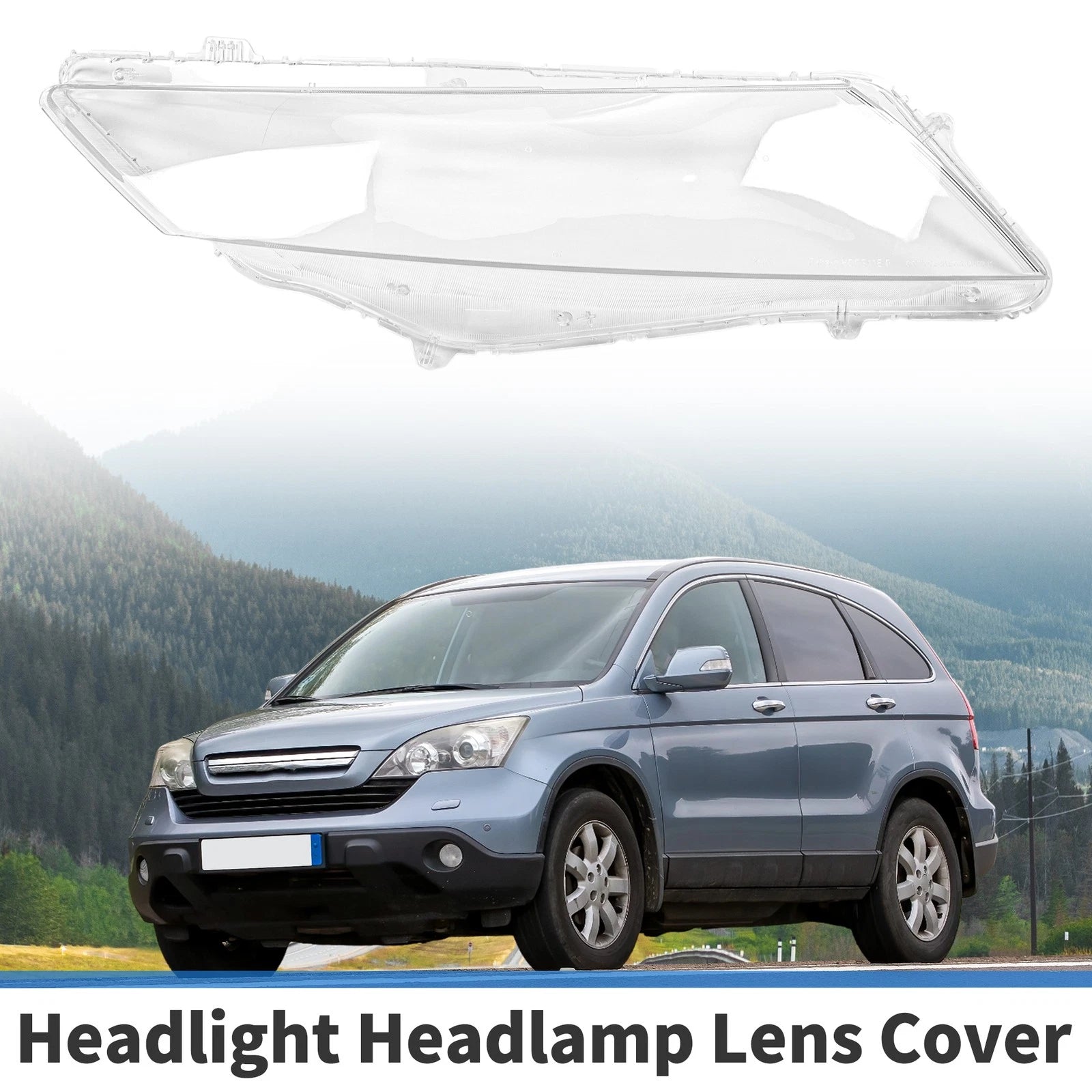 Headlight Lens Cover for Honda Crosstour (2011–2013) PC Clear