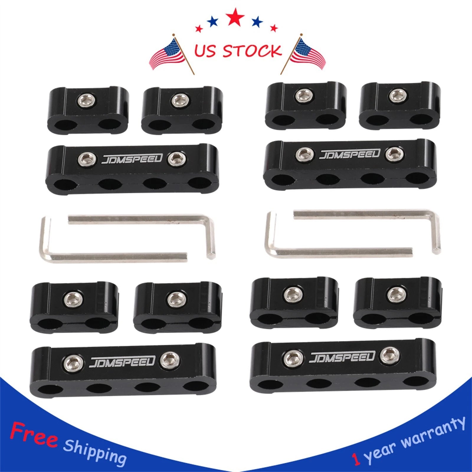 12 Pcs Spark Plug Wire Separator for Universal Fit (8mm 9mm 10mm)