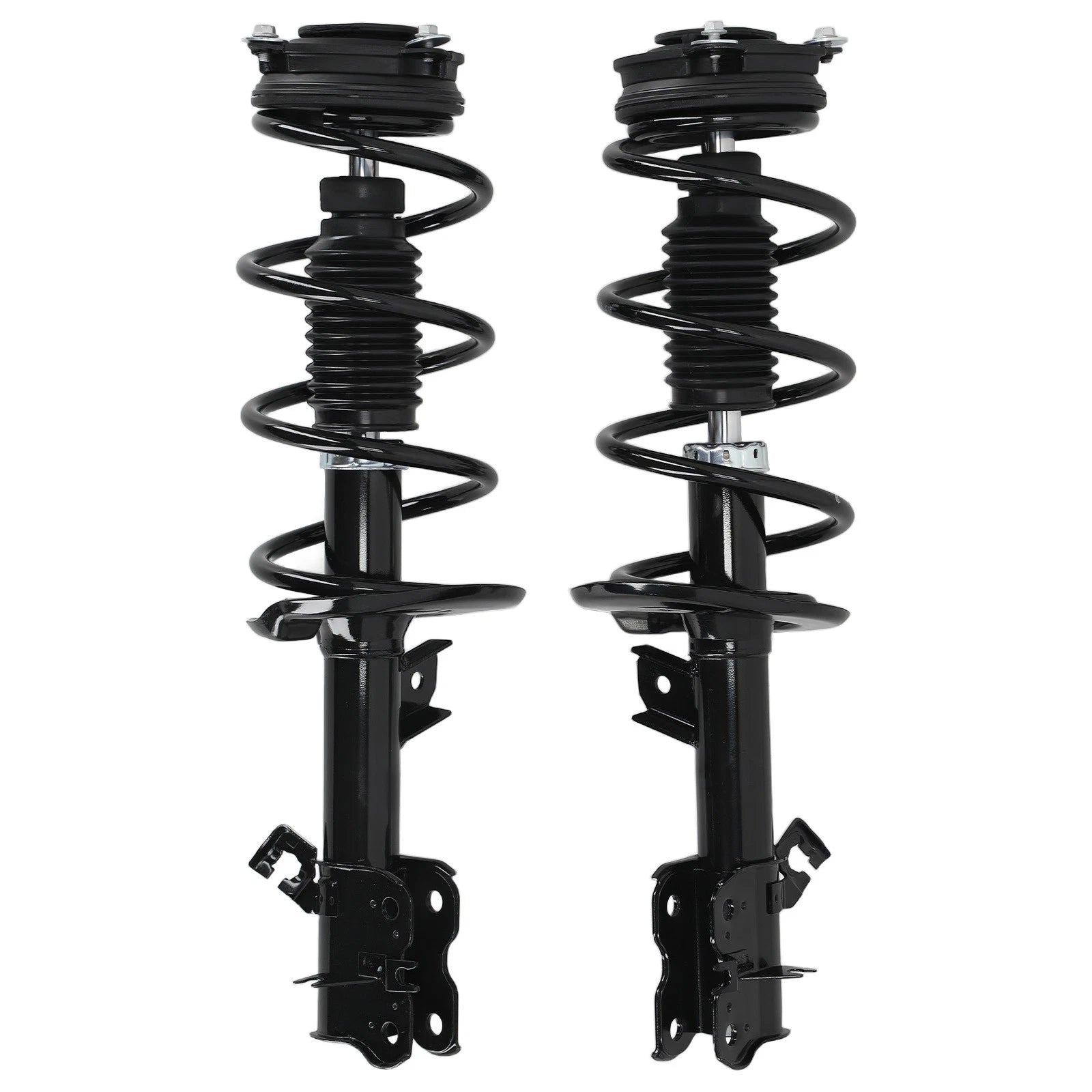 Pair Front Complete Struts w/ Coil Spring for Nissan Rogue (2014–2015) FWD
