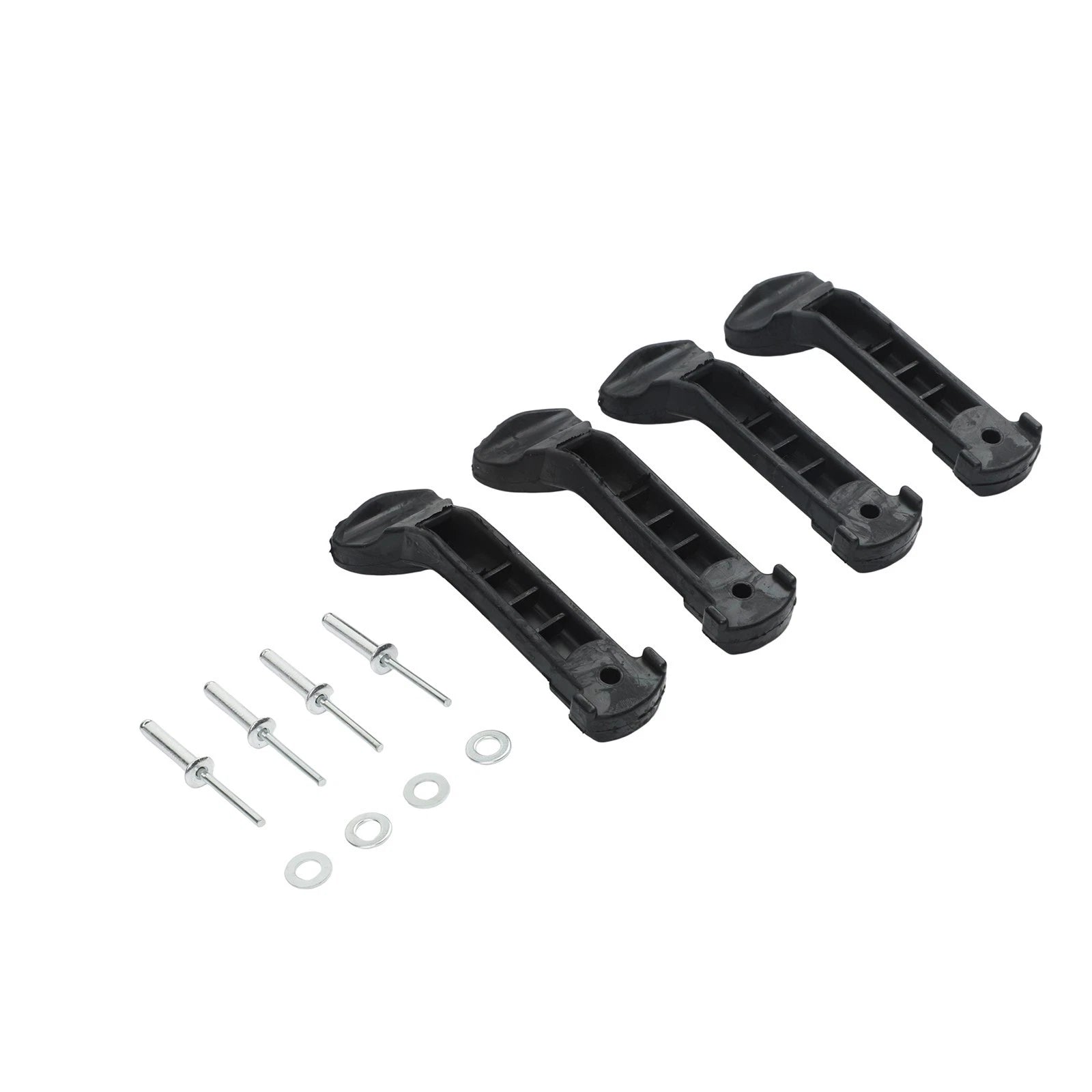4X Hood Strap Panel Latch Kit with Rivets for Ski-Doo REV MXZ GSX GTX (2003–2023)