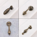 Set of 10 Vintage Drawer Pull Knobs for Kitchen Cupboard
