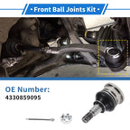 2X Front Lower Ball Joints for Toyota Yaris (1999–2005) No. 43308-59095