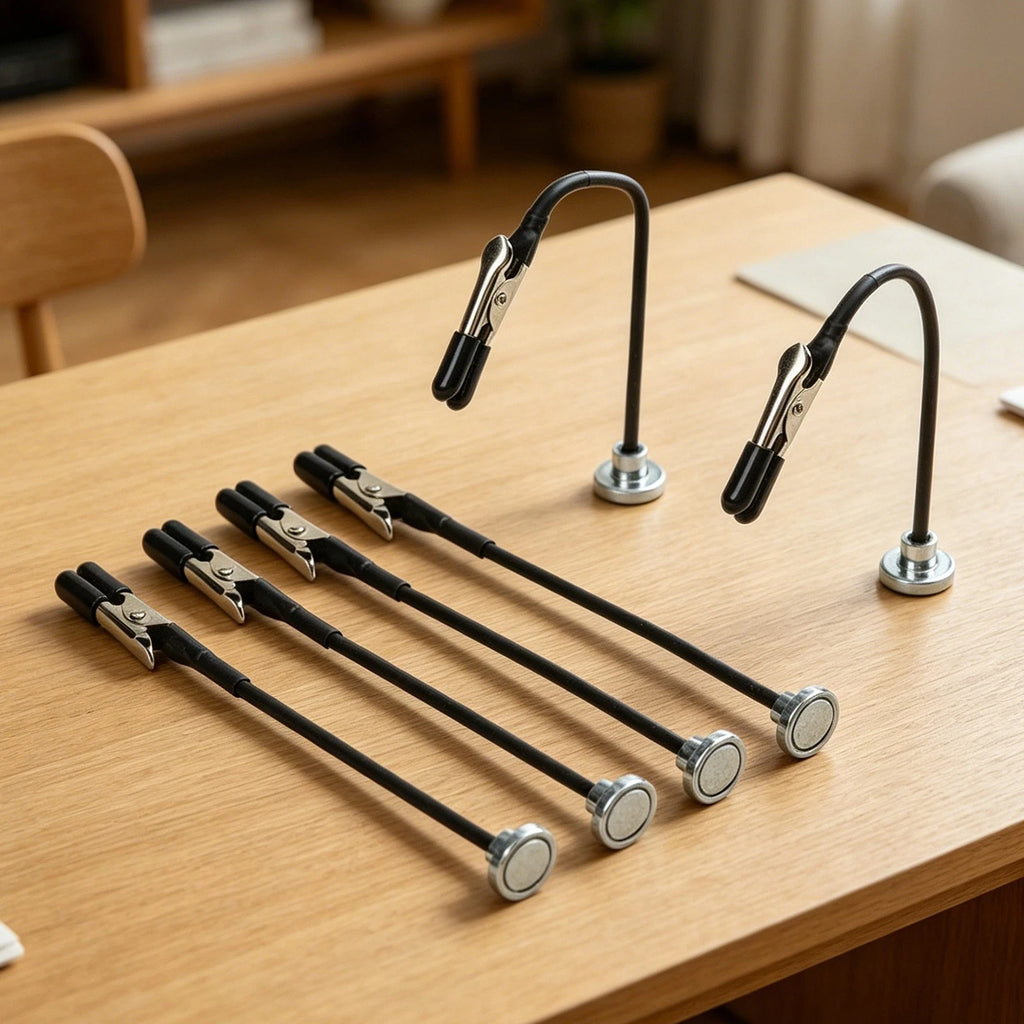 10X Third Hand Soldering Tools with Strong Magnet and Adjustable Arm