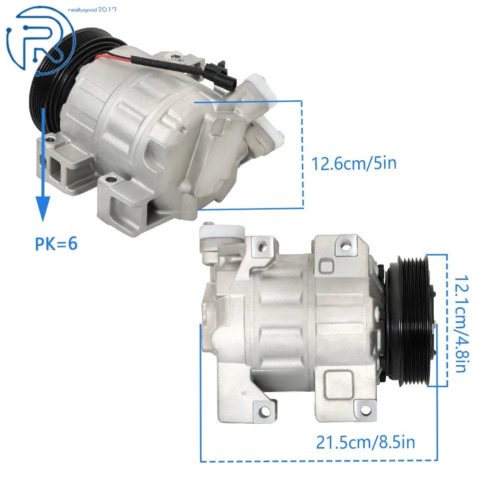 A/C Compressor with Clutch for Nissan Altima 2.5L (2013–2018) CO 29074C 926003TA2A