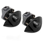 2X Zinc Alloy Half Moon Handle Push Lock Knob for Camper RV