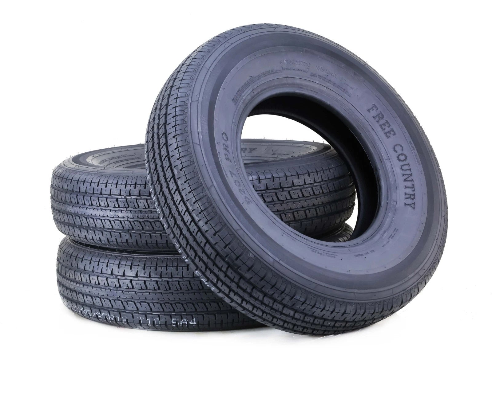3 Trailer Tires ST235/85R16 12PR LR F with Scuff Guard for Trailer