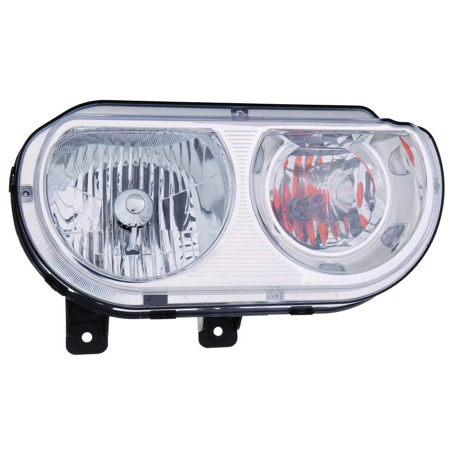Passenger Side Halogen Head Light Assembly for 2008-2014 Dodge Challenger