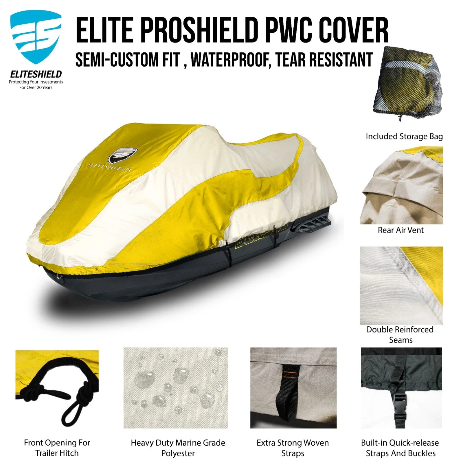 EliteShield Waterproof Cover for Sea Doo GT GTI
