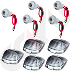 2X Cab Marker Clearance Light Smoke Cover for Ford Super Duty (1999–2018)