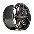 22" Black Wheel w/Brushed Face for 02-13 Chevy Avalanche 1500 - RVO5261