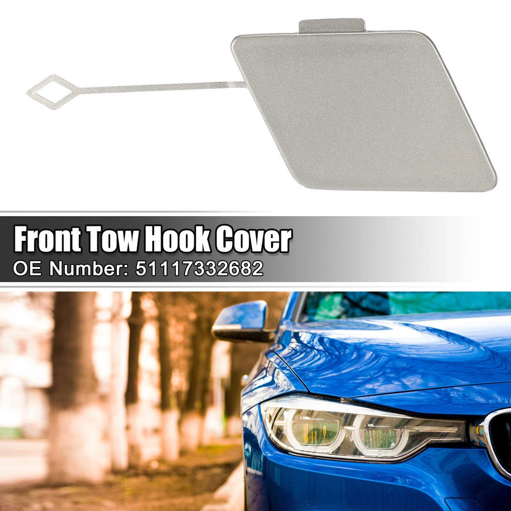 Front Bumper Tow Hook Cover for BMW 5 Series F10 F11 (2011–2017) Gray