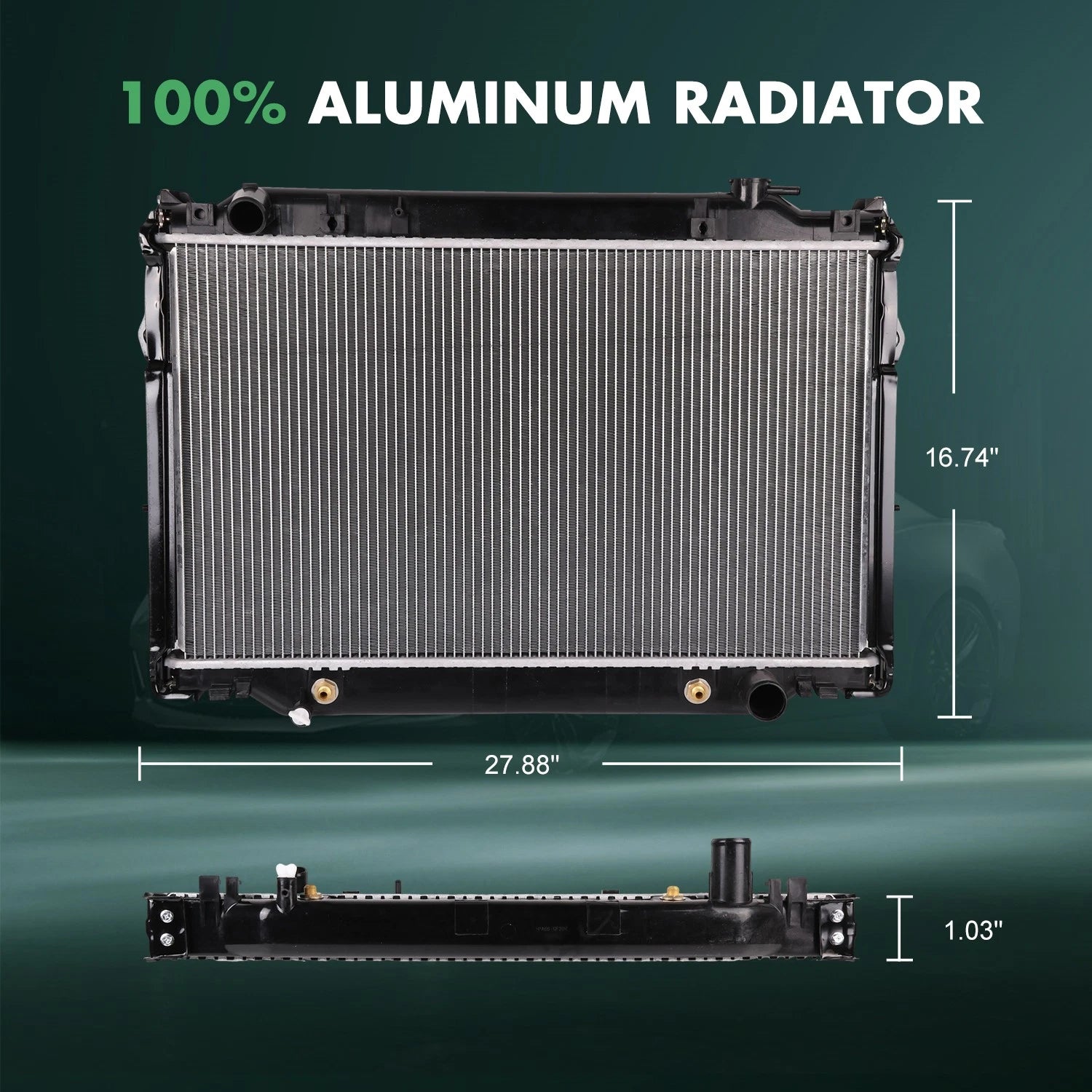 Radiator for Lexus LX450, Toyota Land Cruiser (1993–1996)