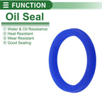 Set of 5 Oil Seal Ring 45x55x6mm for Rotary Shaft (High Pressure)