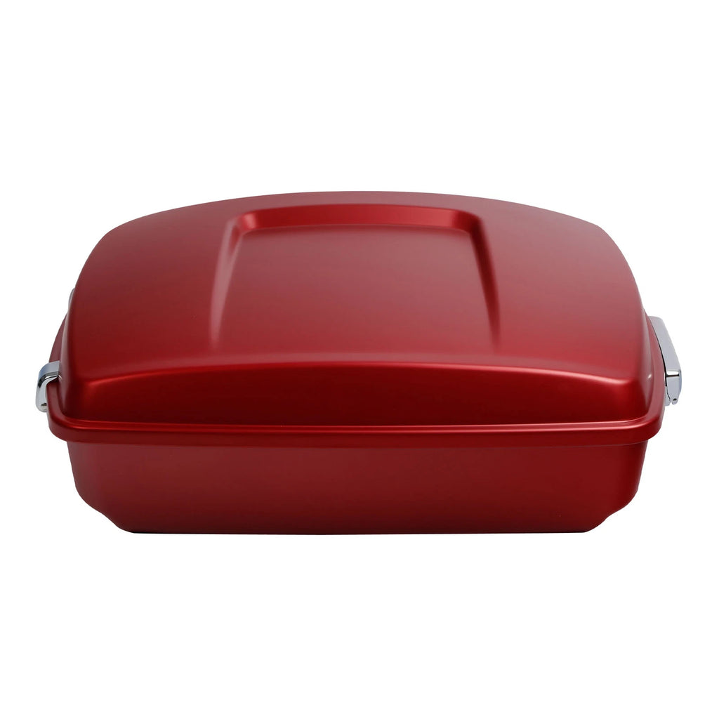 Chopped Trunk for Harley Touring Road Glide (2014–2024) Wicked Red Denim