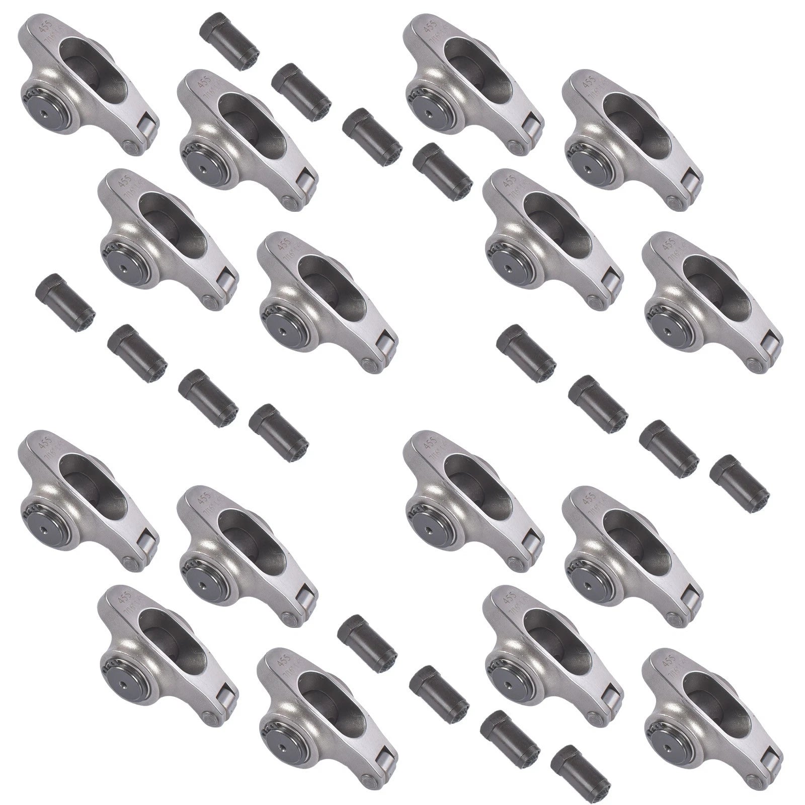 Set of 4 Roller Rocker Arms for Pontiac 287-455 V8 (1970–1981) 17-4PH
