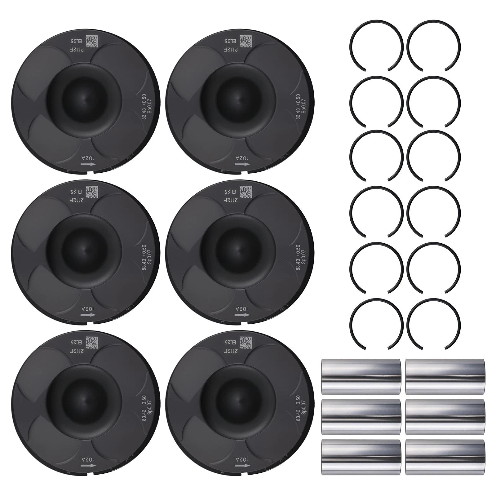 Piston Ring Set +0.5mm for Jeep Gladiator Wrangler 3.0L EcoDiesel V6 (2021–2022)