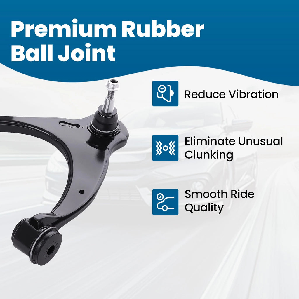 Front Upper Control Arms w/ Ball Joints Tie Rods for Silverado Sierra 1500 (2014–2018)